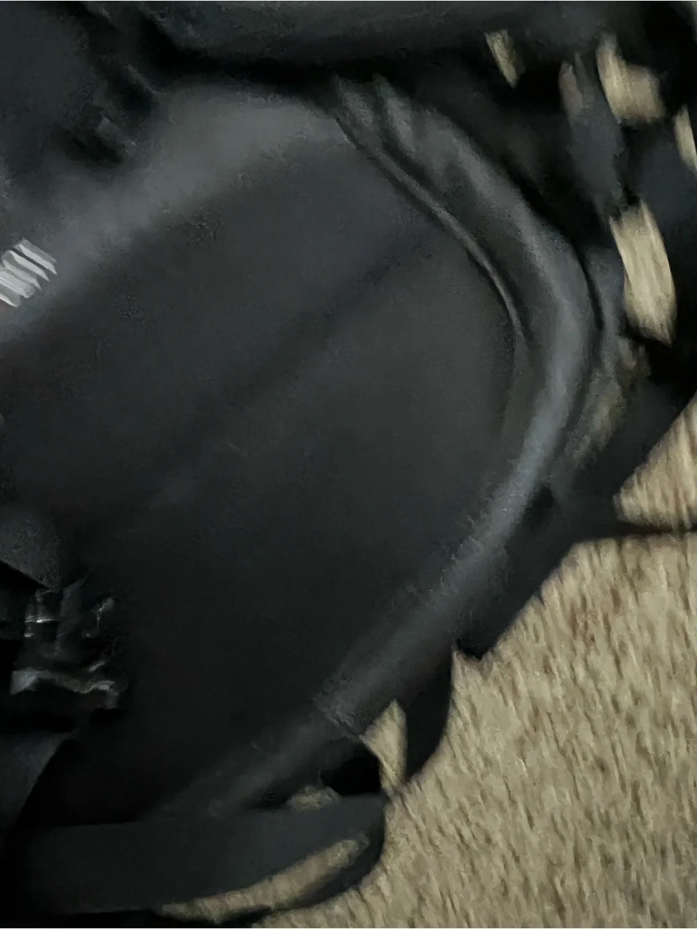 The North Face Black Backpack with Rose Gold Accents - Picture 4 of 6